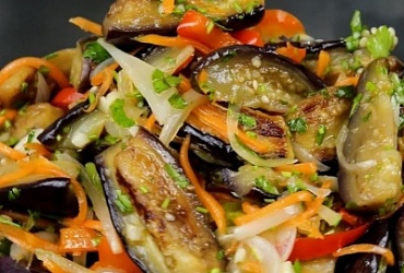 БАНЬ ЦЕЦЗЫ - Салат из баклажанов с чесноком